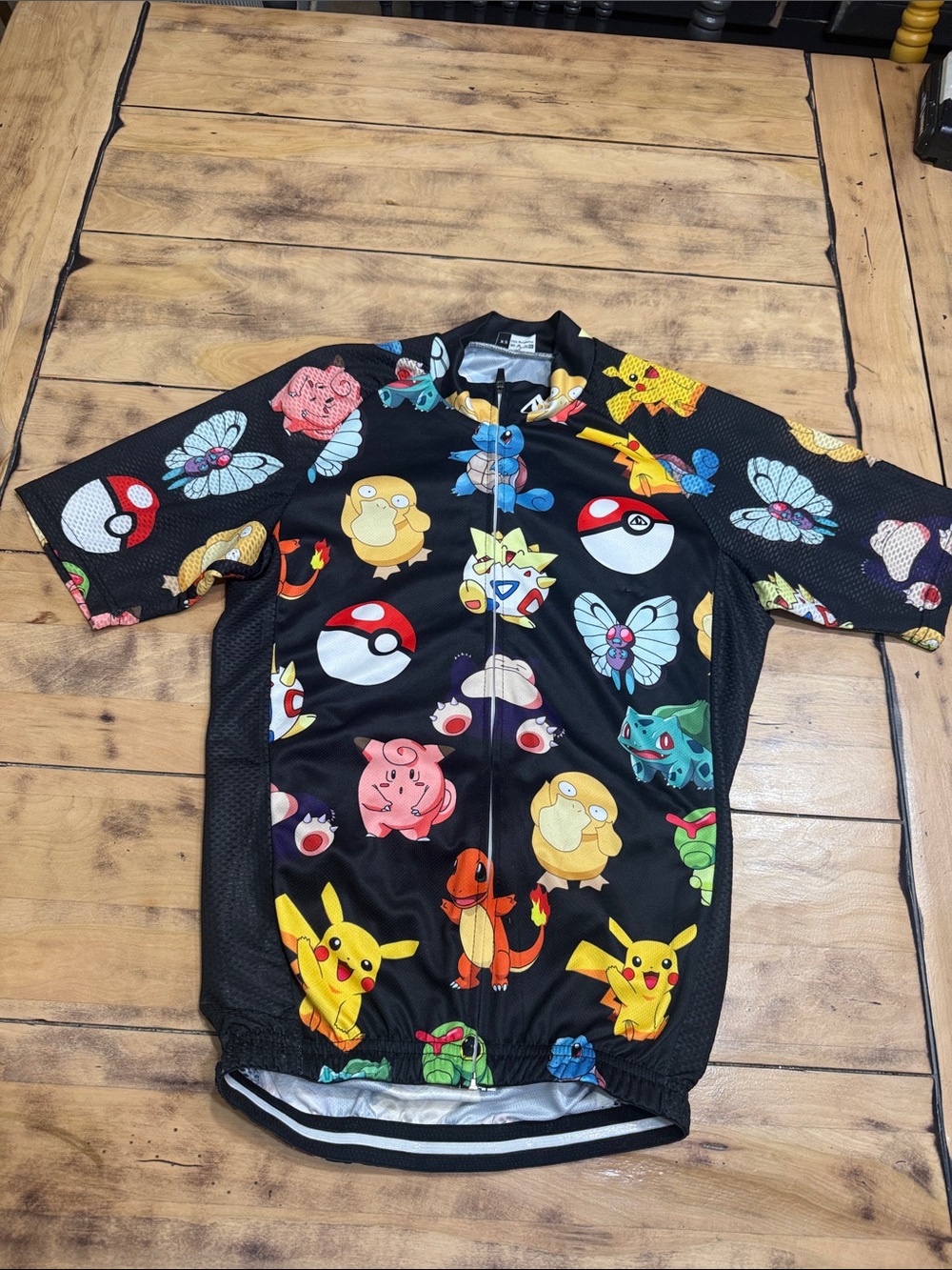 Pokémon Cycling Jersey XS Geek Style Cyclist Athlete - Picture 5 of 8